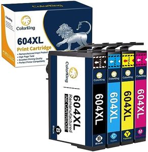 ColorKing 604 XL Cartouches compatibles avec Cartouche epson 604 pour Epson XP 2200 pour Epson Expression Home XP-2205 XP-3200 XP-4205 Workforce WF-2910 WF-2930 WF-2935 (1Noir 1Cyan 1Jaune 1Magenta)