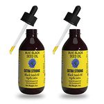 BUIE Black Seed Oil | 4.5-6% Thymoquinone | 100% Pure Cold Pressed Oil | No preservatives | Vegan | Glass Bottle | Nigella Sativa Oil 4 FL Oz (Pack of 2 each 4oz)