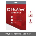 McAfee Antivirus Plus - 1 User, 3 Years (Activation Key Card)