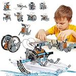 STEM Toy Solar Robot Kit 12-in-1 Learning Science Building Toy for Science kits 10 year old Boys&Girls,Educational DIY Assembly Kit w/Solar Powered,Robot Science Kits for Kids 10-12 Yr Olds Boys Gifts