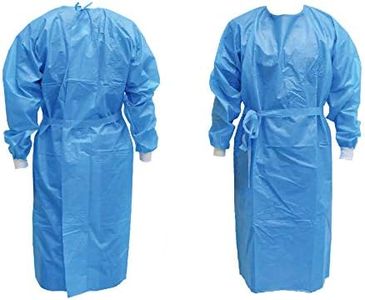 ObboMed Non-Surgical Disposable Isolation Gown with Elastic Cuff (Level 3 Blue Pack of 10)