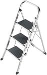 Hailo K30 150 kg Capacity Aluminium Household Steps (3 Steps)