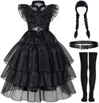 Black Dress Up Costume for Girls Bi