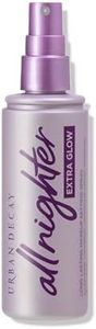 Urban Decay All Nighter Extra Glow Dewy Makeup Setting Spray for Face, Hyaluronic Acid & Agave Extract, Long-lasting 16 HR Wear, Radiant Finish, Temperature Control, Oil-free, Vegan - 4 fl oz