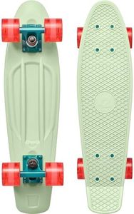 Retrospec Quip Mini Cruiser Skateboard 22.5" Classic Retro Plastic Cruiser Complete Skateboard with ABEC 7 Bearings and PU Wheels Compact Board w/Grippy, Molded Waffle Deck