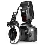 Meike MK-14EXT-C E-TTL Macro Ring Lite Flash with LED AF Assist Lamp For Canon Cameras 5D Mark II 6D 7D 50D 60D 70D 550D 600D 650D 700D