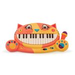 B. toys - Meowsic 28-Key Toy Piano - Children’s Keyboard Musical Instrument with Toy Microphone, Kids 2 Years +, BX1914C1Z