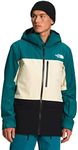 The North Face Men's Sickline Insulated Ski Jacket, Harbor Blue/Gravel/TNF Black, X-Small