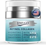 Face Moisturizer Retinol Cream for Face & Neck - Anti-Aging Face Cream with Collagen & Hyaluronic Acid, Day & Night Wrinkle Cream for Women & Men - Firms, Hydrates, and Reduces Fine Lines - 1.7 FL OZ