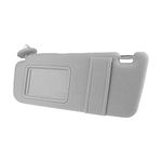 Left Driver Side Sun Visor Replacement for Toyota Venza 2009 2010 2011 2012 2013 2014 2015 2016 with Sunroof and Light (Gray)