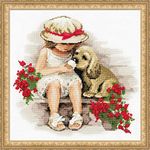 RIOLIS Counted Cross Stitch Kit-Sweet Tooth-11¾ x 11¾" Zweigart 14 ct. White AIDA 19 Colors #1333