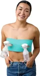 Pump Strap Hands-Free Pumping Bra, Breast Pump Bra for Breastfeeding Pumps for Women, Hands Free Pumping Bustier Teal