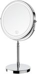 Lighted Makeup Mirror, 8" Rechargea