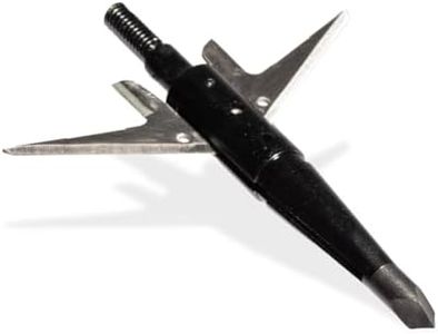Swhacker #282 Hank Parker Series Mechanical Broadheads, 125 Grain, 2.25" Cut, 2-Blade Expandable Broadhead, Archery Hunting Broadheads, 3 Pack