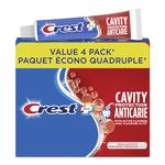 Crest Cavity Protection Toothpaste, Regular Paste, 125 mL (Pack of 4)