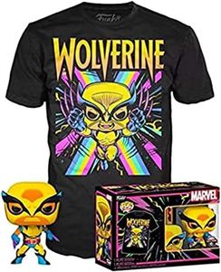 Funko POP! Marvel X-Men Wolverine & Tee T-Shirt (Size XL) Exclusive