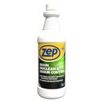 Zep Drain Bioclean & Odour Control - 1l, Drain Unblocker For Preventive Maintenance to keep a drain unblocked, Perfect Drain Cleaner For Bad Smells, Sink Cleaner For Smelling Sinks, Zep Commercial