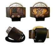 Leather Snuff Can Holder, Holster, 