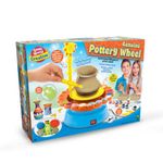 Small World Toys DIY Pottery Wheel Kit with USB - Motorized Clay Modelling Tools to Develop Crafting Skills - Arts and Crafts for Kids and Beginners - Perfect Pottery Gifts and Art Set for Kids 9-12