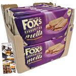 Foxs Milk Chocolate Viennese Biscuits 12 x 120g - Milk chocolate biscuits sandwich to have with your tea or coffee. Delicate biscuits make the perfect afternoon snack.