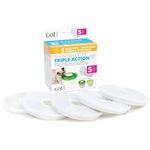 Catit Senses 2.0 Cat Water Fountain Filters, Cat Water Fountain, 5 Pack