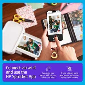 HP Sprocket Studio Plus WiFi Photo Printer – Portable Instant Prints