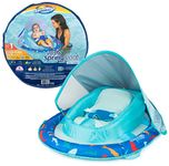 Swimways Sun Canopy Inflatable Infant Spring Float for Infants 3-9 Months, Shark Design