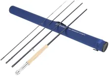 Raprance 7wt Fly Fishing Rod - Medium-Fast Action IM8 Graphite Blank with Protective Tube | Lightweight Travel Rod for Trout & Salmon Fishing | Carbon Fiber Construction