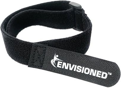 Velour Cinch Straps 1.5" x 12" - 6 Pack, Soft Touch Microfiber Reusable Hook and Loop - Plus 2 Free Bonus Reusable Cable Ties