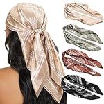 HBselect 4PCS Head Scarf for Women 
