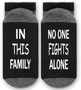 Cancer Socks, Cancer Patients Must Have, Chemotherapy Must Haves For Women, If You Can Read This I'm Kicking Cancer Socks., (Bg)in This Family No One Fights Alone, 12