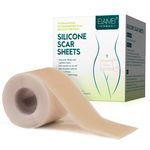 PEPHUCA Silicone Scar Sheets, Professional for Scars Caused by C-Section, Surgery, Burn, Keloid, Acne, and More, Drug-Free, Silicone Scar Roll [3Meters]