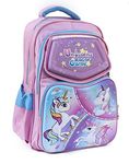 NARAYANMUNI Unicorn Racer Game Kids Backpack Kindergarten Girls Children Kids Lovely 16inch School Bags For 1 to 6 Years-(16inch) Lavender
