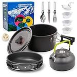 Camping Cookware Mess Kit 12 Pcs Ou