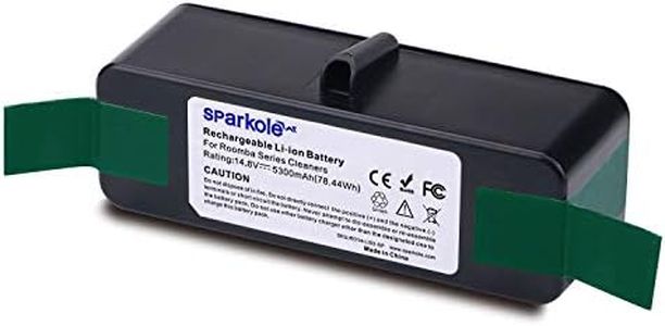 SPARKOLE 5300mAh Extended Life Lithium Ion Battery Compatible with iRobot Roomba 500 600 700 800 Series 880 770 650 655 870 760 780 790 645 595 585 561 560 550 531 861 864 866 775 780