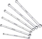 EZARC Box End Wrench Set, Metric Combination Durable Aviation Spanner 6PCS CRV 8mm - 19mm