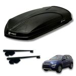 Away Car Roofbox (Textured) - 450 litres Capacity Car Rooftop Cargo Box/Carrier for Tata Safari Without Sunroof | Aerodynamic Shape | Dual Opening | Waterproof Material | Special Lock System