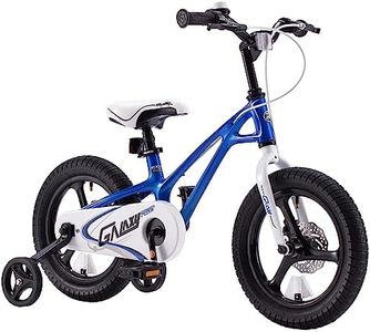 Royalbaby Galaxy 16 Inch Kids Bike Aluminum Magnesium Alloy Boys Girls Bike with Training Wheel Disc Brake for Toddlers Ages 4-7 Years Old, Blue