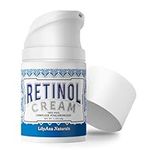 LilyAna Naturals Retinol Cream - Made in USA, Anti Aging Moisturizer for Face and Neck,Wrinkle, Retinol Complex - 1.7oz