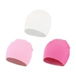 XIAOHAWANG Baby Beanies Unisex Soft Toddler Cotton Hats Slouchy Infant Skull Caps Cool (3 Pack 5, 6-36 Months)