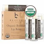 Organic Lip Balm - 4 Pack Unflavore