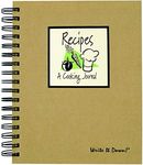 Recipes, A Cooking Journal - Kraft Hard Cover
