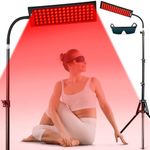 Red Light Therapy for Body, Red Near Infrared Light Therapy Lamps with Stand, Led 660nm Red Light-Therapy& 850nm Infrared Lamp Device with Eyes Protection