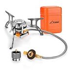 WADEO Camping Gas Stove, 3700W Port