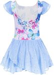 Arshiner Little kid Girls Ruffle Sleeve Ballet Dance Dress Crisscross Back Tutu Skirted Leotard
