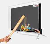MOIZ 65 Inch TV Screen Protector - Tempered Glass Guard, Anti-Glare, LED LCD Crystal Clear 9H Surface Unbreakable,UV protection,Plasma,Hardness,Anti Glare,Scratch Resistant,Strong & Durable