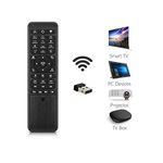 2024 Latest Official Pepper Jobs W11 GYRO LED Backlit Keyboard Fly Mouse QWERTY Keyboard for Win 10/11, mini PC controller, 6-Axis Gyro Air Remote w/Learning Remote Control Function