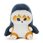 CNAANA Kawaii Shark Cat Plush Toy Stuffed Animal Doll, Soft Pillow for Boys & Girls (Shark cat, 20cm/7.8in)