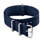 Archer Watch Straps - Classic Nylon NATO Straps | Choice of Color and Size (Navy, 20mm)