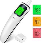 [2020 Upgraded]New Digital Medical Forehead and Ear Thermometer 8-in-1 Professional Infrared Temporal Fever Thermometer 1s Instant Accurate Reading for Baby Kids Adults Indoor Outdoor